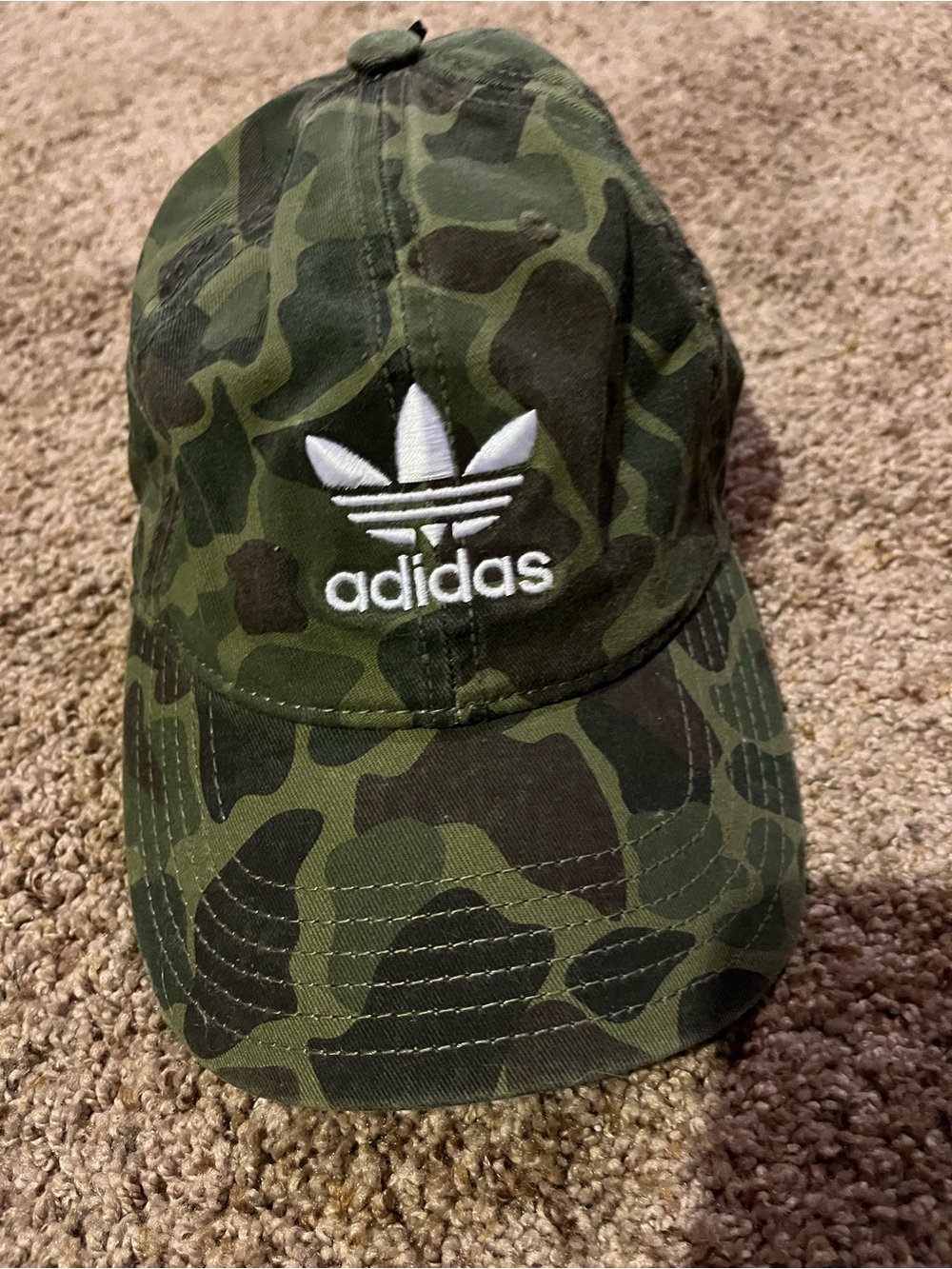 Adidas camo hat